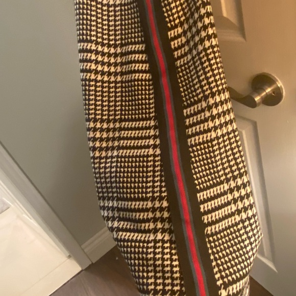 SOLD ππ TWILL MINI DRESS WITH STRIPED SIDE DETAILING - Picture 3 of 3